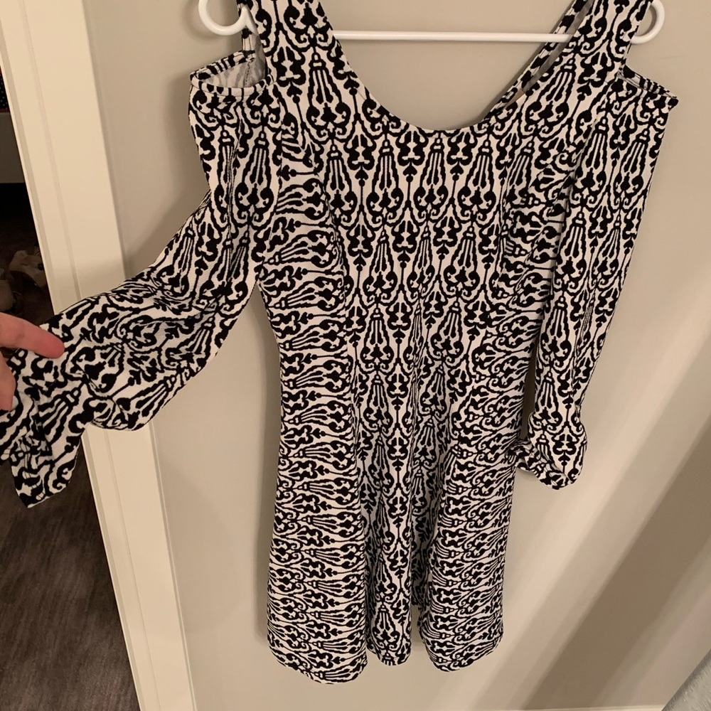 Cold shoulder dress!